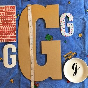 G! Geeee a lot of G’s plus red ABC 123 CM stickers